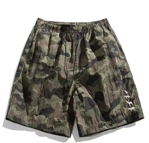 Laufshorts für Herren aus technischem Camouflage-Gewebe