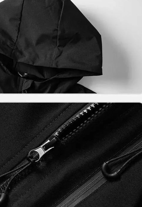 Damen-Trekkingjacke, winddicht und wasserabweisend