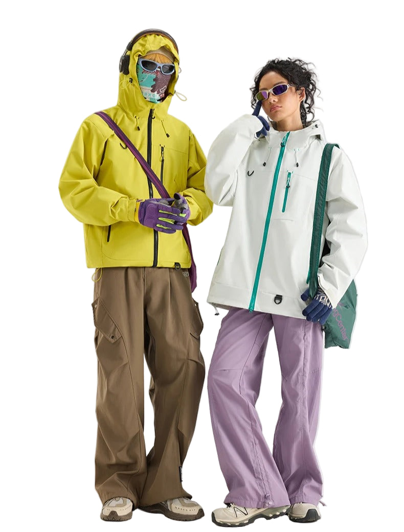 Damen-Trekkingjacke, winddicht und wasserabweisend