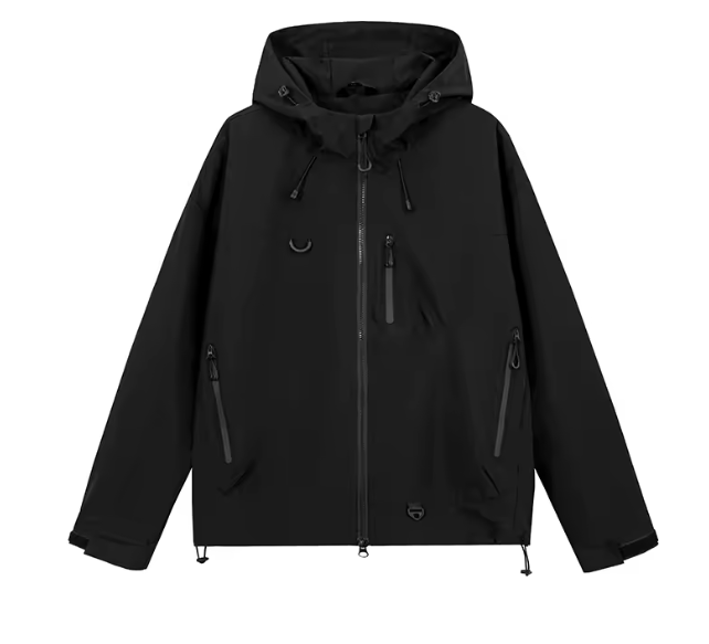 Damen-Trekkingjacke, winddicht und wasserabweisend