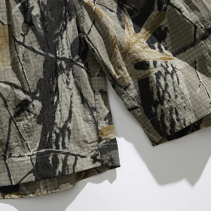 Laufshorts für Herren aus technischem Camouflage-Gewebe