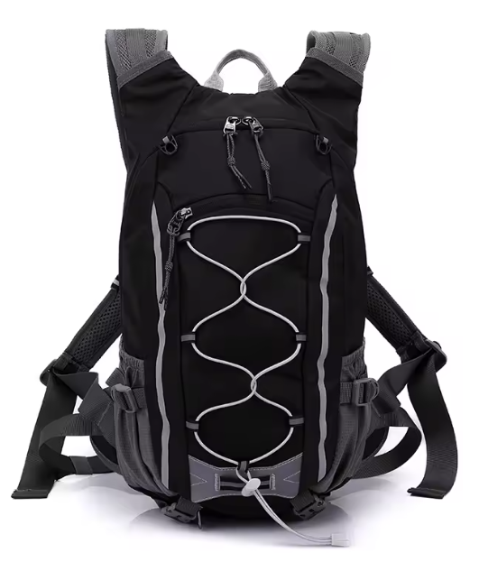 Wasserabweisender Trekkingrucksack mit vielen Taschen