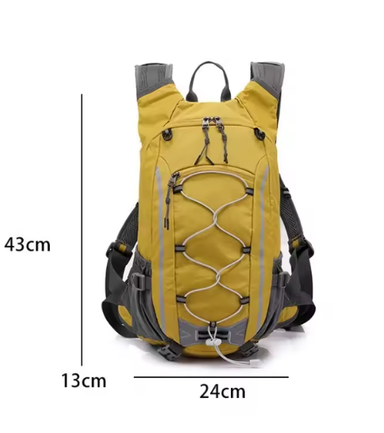 Wasserabweisender Trekkingrucksack mit vielen Taschen
